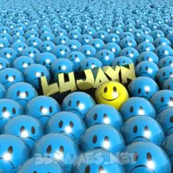 lujayn in Special Smileys style - 3D name wallpaper