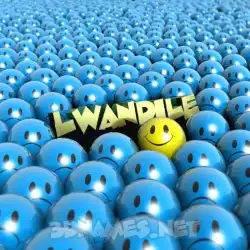 lwandile in Special Smileys style - 3D name wallpaper