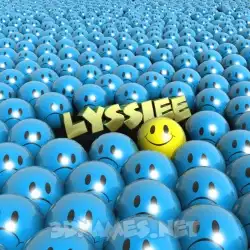 lyssiee in Special Smileys style - 3D name wallpaper