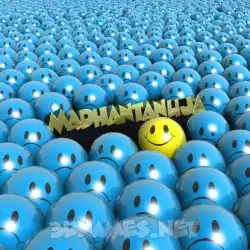madhantanuja in Special Smileys style - 3D name wallpaper