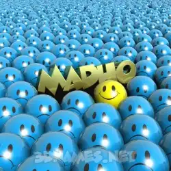 madho in Special Smileys style - 3D name wallpaper