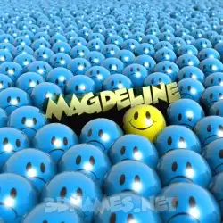 magdeline in Special Smileys style - 3D name wallpaper
