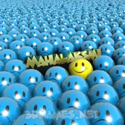 mahalaksmi in Special Smileys style - 3D name wallpaper