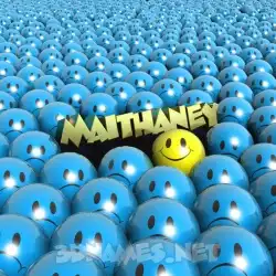 maithaney in Special Smileys style - 3D name wallpaper