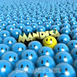 mandisa in Special Smileys style - 3D name wallpaper