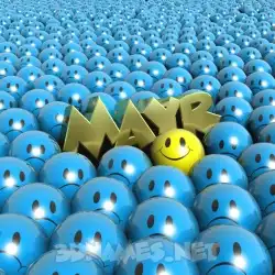 mayr in Special Smileys style - 3D name wallpaper
