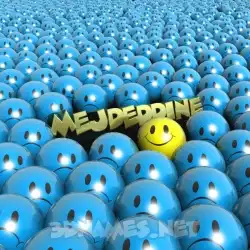 mejdeddine in Special Smileys style - 3D name wallpaper