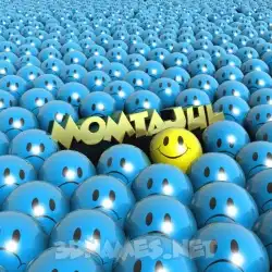 momtajul in Special Smileys style - 3D name wallpaper