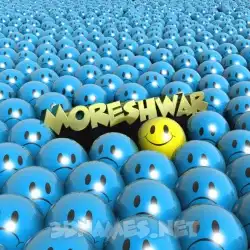 moreshwar in Special Smileys style - 3D name wallpaper