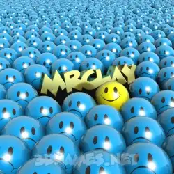 mrclay in Special Smileys style - 3D name wallpaper