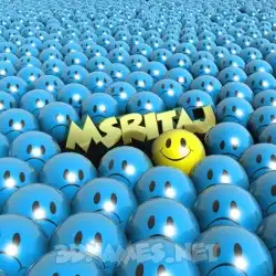 msritaj in Special Smileys style - 3D name wallpaper