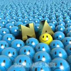 n a in Special Smileys style - 3D name wallpaper