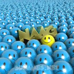 naag in Special Smileys style - 3D name wallpaper