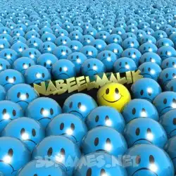 nabeelmalik in Special Smileys style - 3D name wallpaper