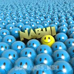 nabhi in Special Smileys style - 3D name wallpaper