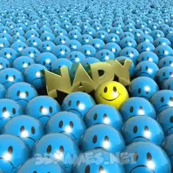 nady in Special Smileys style - 3D name wallpaper