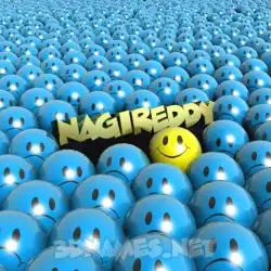 nagireddy in Special Smileys style - 3D name wallpaper