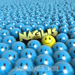 naglis in Special Smileys style - 3D name wallpaper