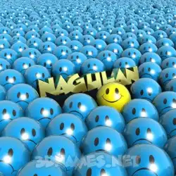 nagulan in Special Smileys style - 3D name wallpaper