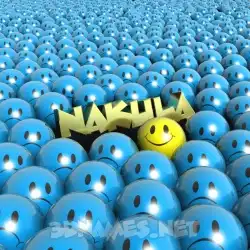 nakula in Special Smileys style - 3D name wallpaper