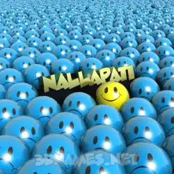 nallapati in Special Smileys style - 3D name wallpaper