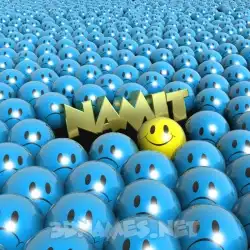 namit in Special Smileys style - 3D name wallpaper