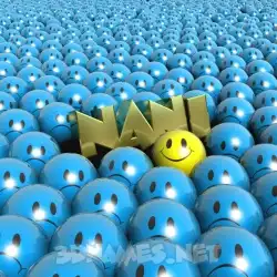 nani in Special Smileys style - 3D name wallpaper