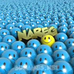 nareg in Special Smileys style - 3D name wallpaper