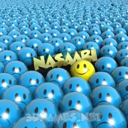 nasaari in Special Smileys style - 3D name wallpaper
