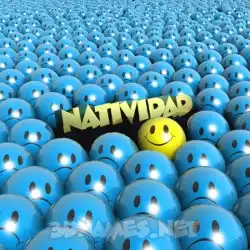 natividad in Special Smileys style - 3D name wallpaper