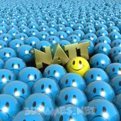 natt in Special Smileys style - 3D name wallpaper
