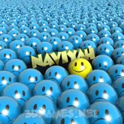 naviyah in Special Smileys style - 3D name wallpaper