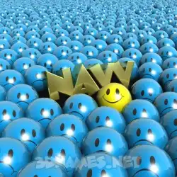 navv in Special Smileys style - 3D name wallpaper