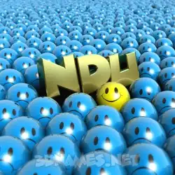 ndu in Special Smileys style - 3D name wallpaper