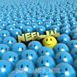neeljal in Special Smileys style - 3D name wallpaper
