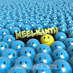 neelkanth in Special Smileys style - 3D name wallpaper