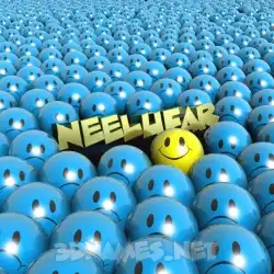 neelufar in Special Smileys style - 3D name wallpaper