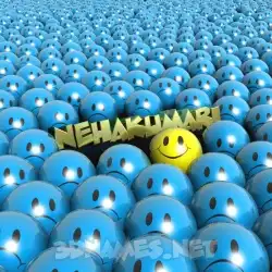 nehakumari in Special Smileys style - 3D name wallpaper
