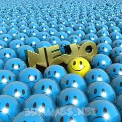 nejo in Special Smileys style - 3D name wallpaper