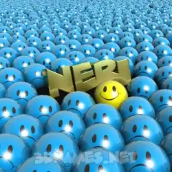 neri in Special Smileys style - 3D name wallpaper