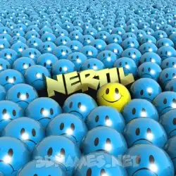 nertil in Special Smileys style - 3D name wallpaper