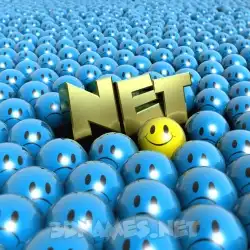 net in Special Smileys style - 3D name wallpaper