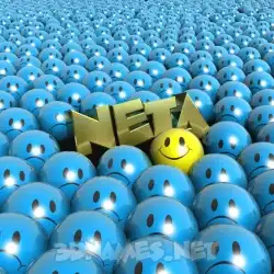 neta in Special Smileys style - 3D name wallpaper