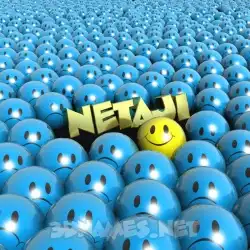 netaji in Special Smileys style - 3D name wallpaper