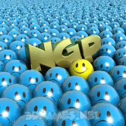 ngp in Special Smileys style - 3D name wallpaper