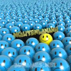nguyenlananh in Special Smileys style - 3D name wallpaper