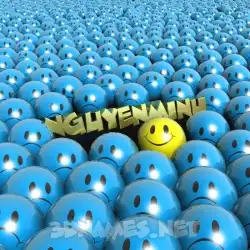 nguyenminh in Special Smileys style - 3D name wallpaper