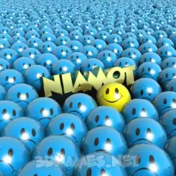 niamot in Special Smileys style - 3D name wallpaper