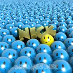 nick in Special Smileys style - 3D name wallpaper