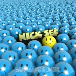 nick sef in Special Smileys style - 3D name wallpaper